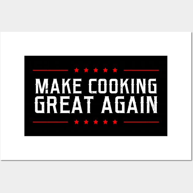 Chef Knife T Shirt | Make Cooking Great Again Gift Wall Art by Gawkclothing